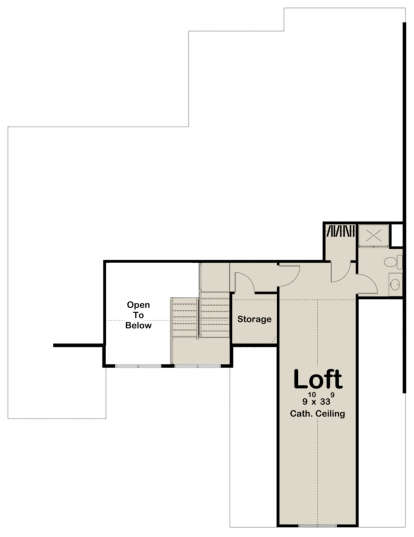 Optional Second Floor for House Plan #963-00418