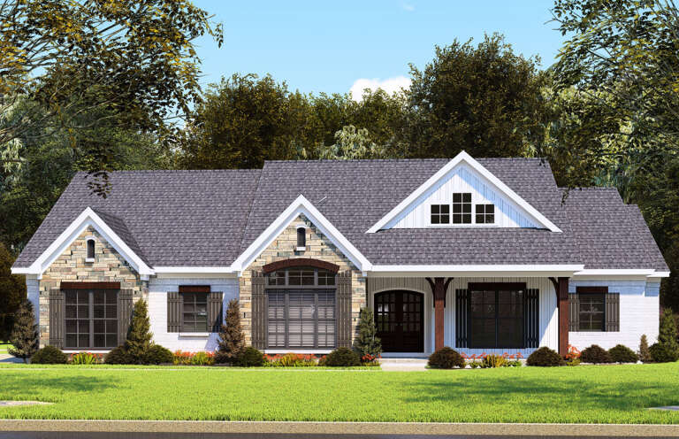 House Plan House Plan #24462 Front Elevation