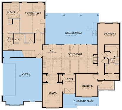 Main Floor for House Plan #8318-00159