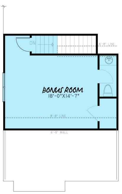 Bonus Room for House Plan #8318-00159