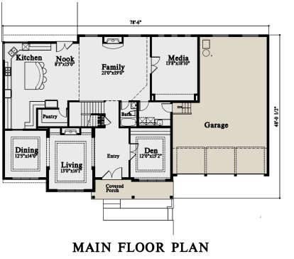 Main Floor for House Plan #4771-00015
