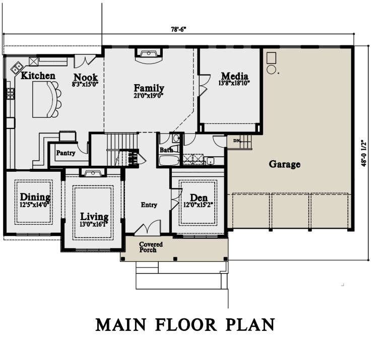 House Plan House Plan #24464 Drawing 1