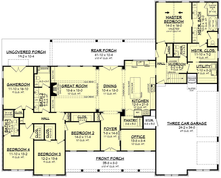 House Plan House Plan #24465 Drawing 1