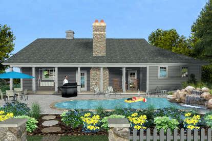 Craftsman House Plan #036-00267 Elevation Photo