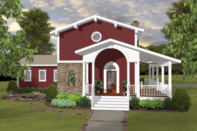 House Plan House Plan #24469 Front Elevation 
