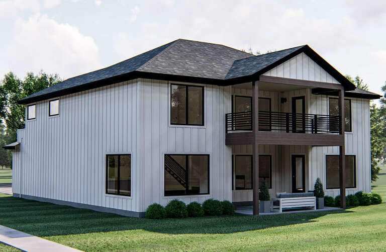 Modern Farmhouse House Plan #963-00421 Elevation Photo