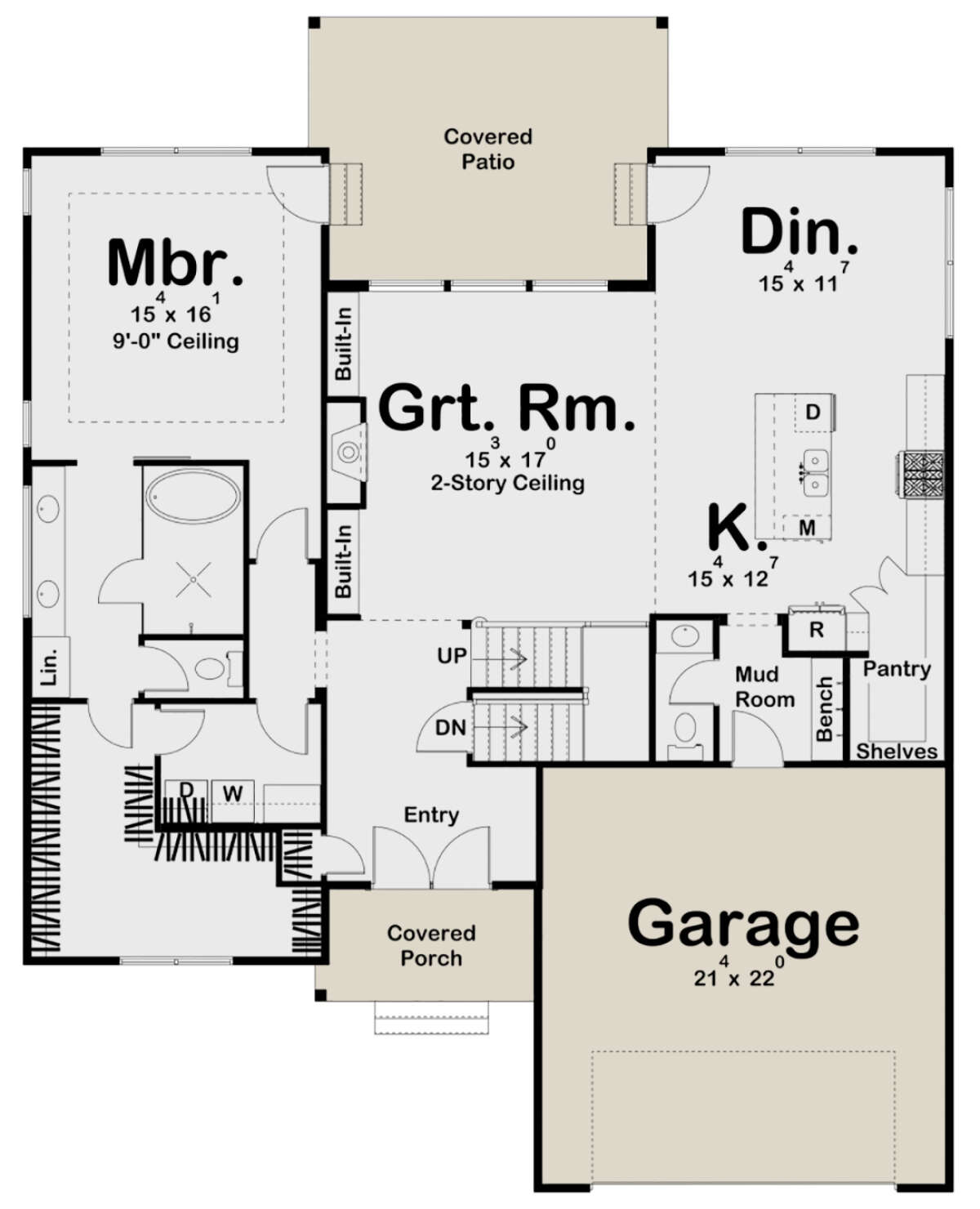 Main Floor for House Plan #963-00421