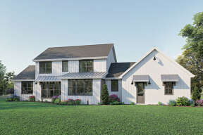 Modern Farmhouse House Plan #1462-00017 Elevation Photo