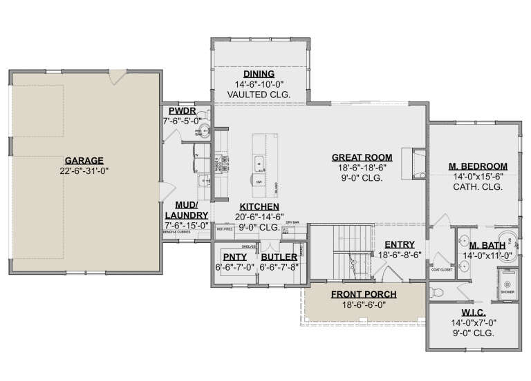 House Plan House Plan #24471 Drawing 1