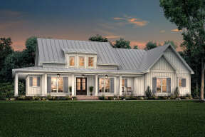 Modern Farmhouse House Plan #041-00223 Elevation Photo