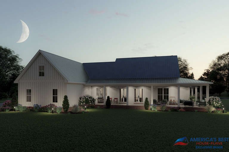 Modern Farmhouse House Plan #041-00223 Elevation Photo