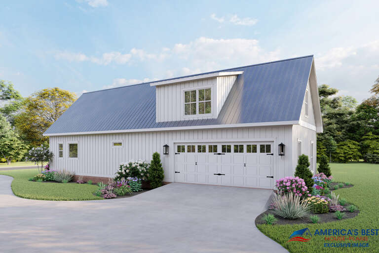 Modern Farmhouse House Plan #041-00223 Elevation Photo