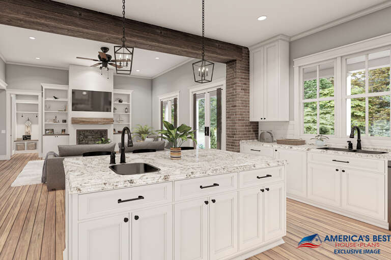 Modern Farmhouse House Plan #041-00223 Additional Photo