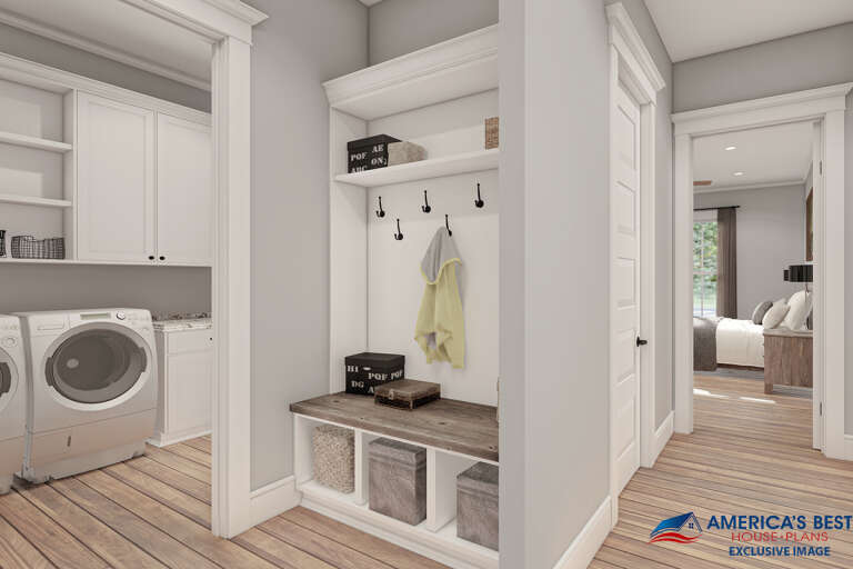 Modern Farmhouse House Plan #041-00223 Additional Photo