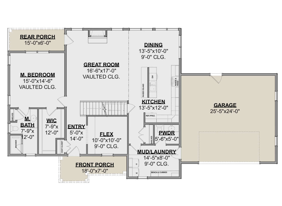 Main Floor for House Plan #1462-00019