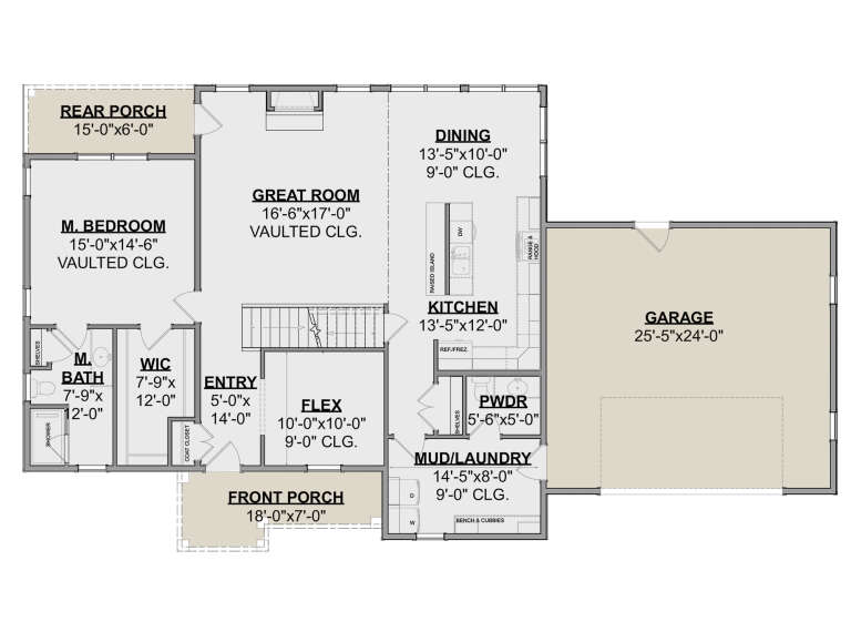 House Plan House Plan #24475 Drawing 1
