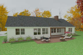Modern Farmhouse House Plan #1462-00021 Elevation Photo