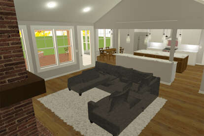 Modern Farmhouse House Plan #1462-00021 Additional Photo