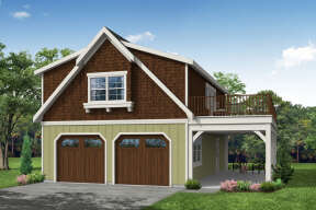 Craftsman House Plan #035-00857 Elevation Photo