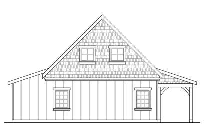 Barn House Plan #035-00858 Elevation Photo