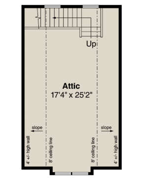 Attic for House Plan #035-00858