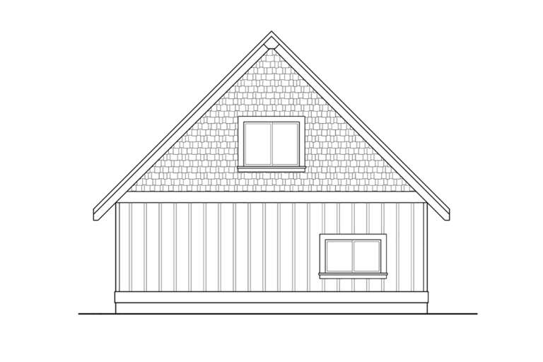 A Frame House Plan #035-00859 Elevation Photo