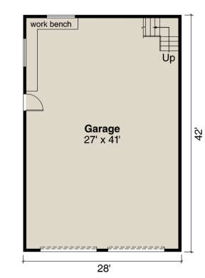 Garage for House Plan #035-00859
