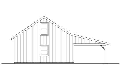 Barn House Plan #035-00860 Elevation Photo