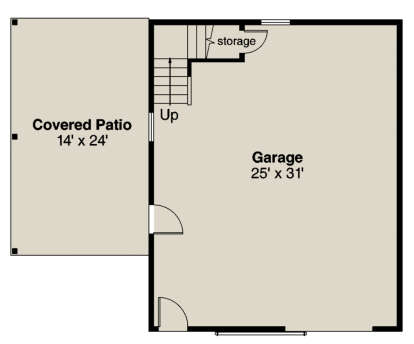 Garage for House Plan #035-00860