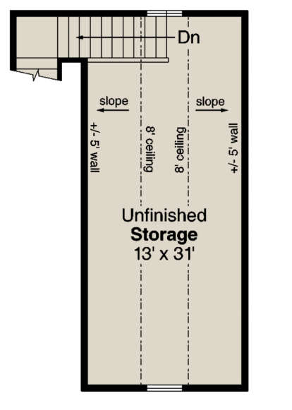 Storage for House Plan #035-00860