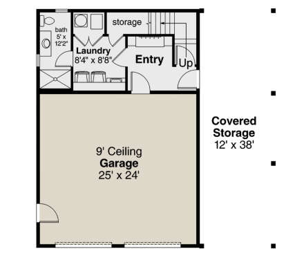 Garage for House Plan #035-00861