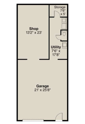 Garage for House Plan #035-00863