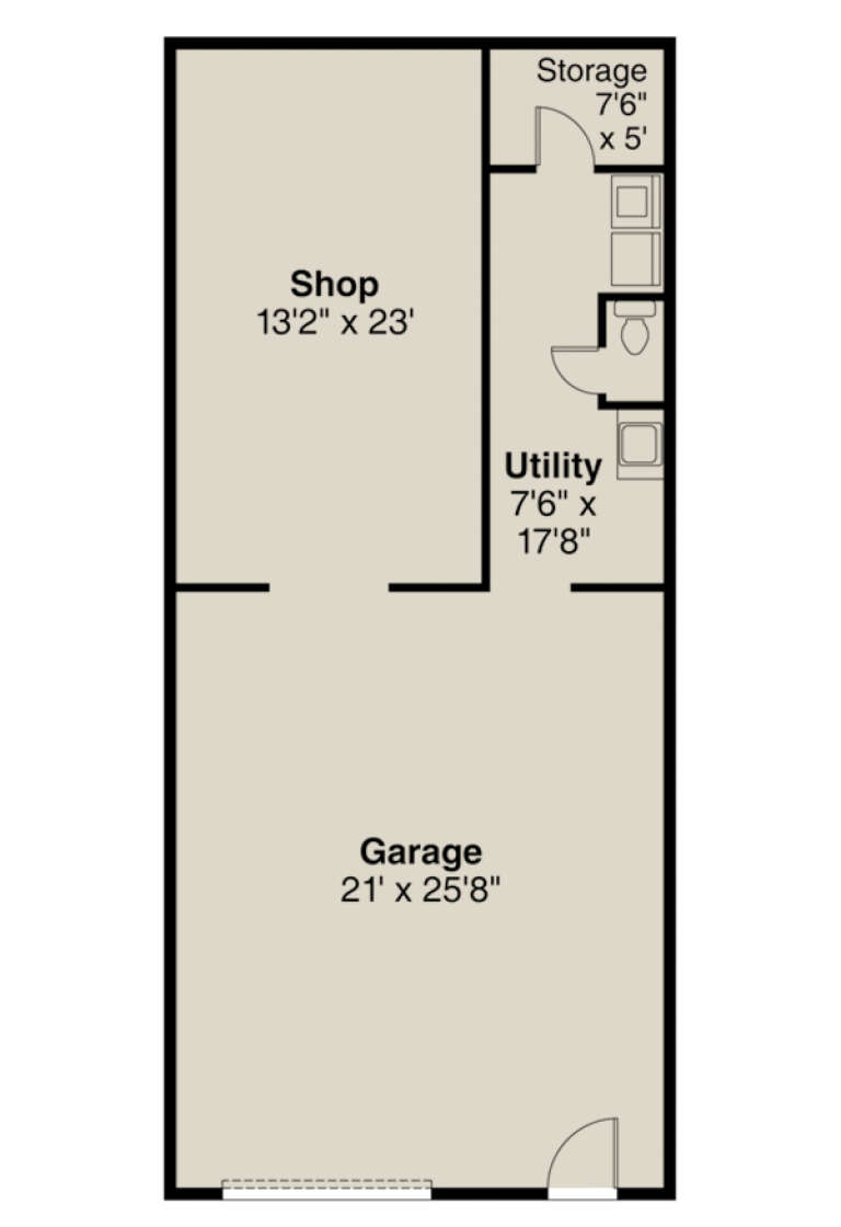 House Plan House Plan #24484 Drawing 1