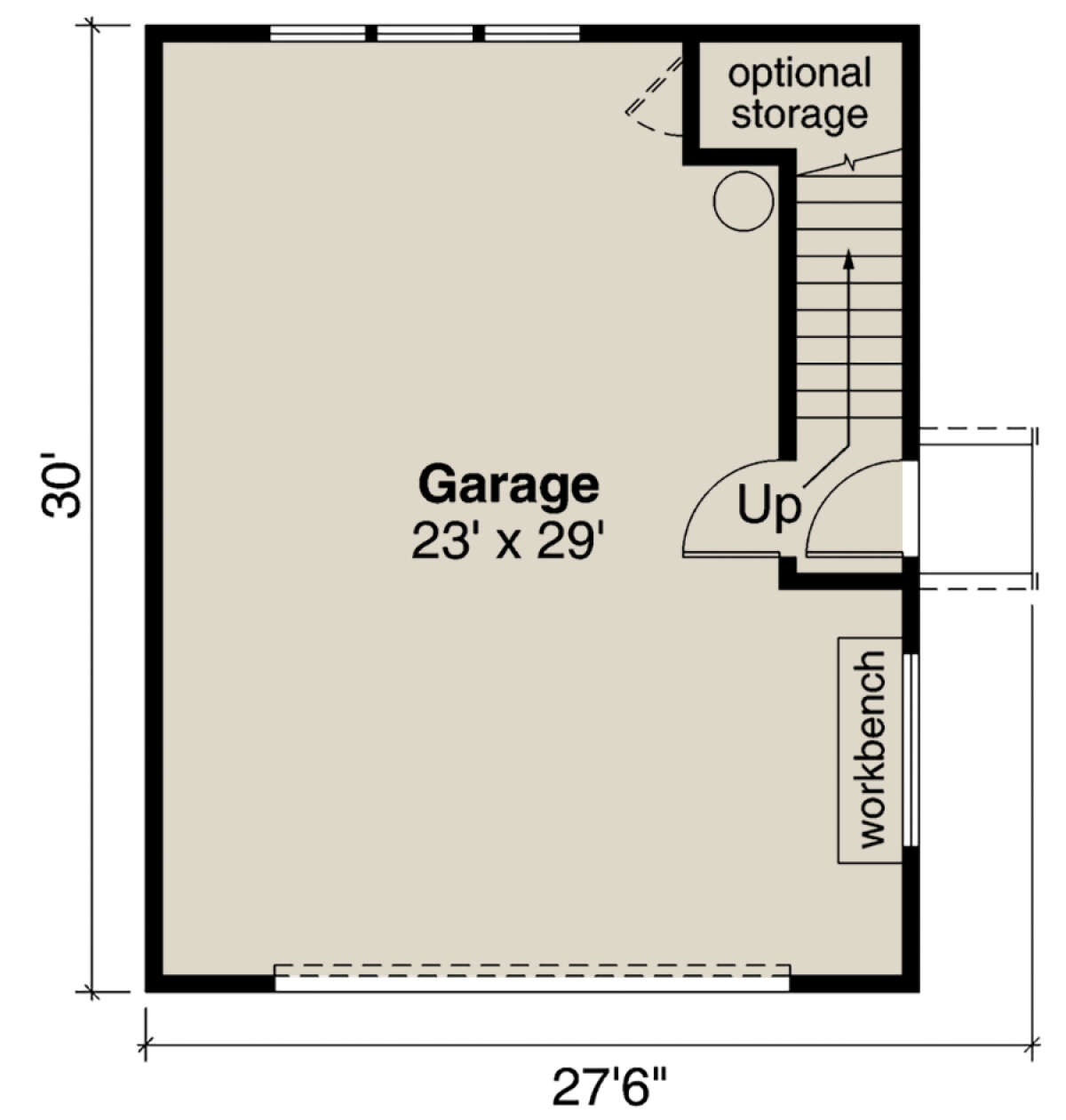 Garage for House Plan #035-00864