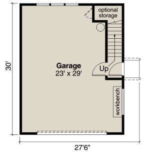 Garage for House Plan #035-00864