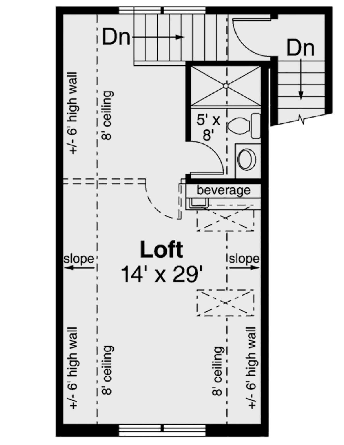 Loft for House Plan #035-00864