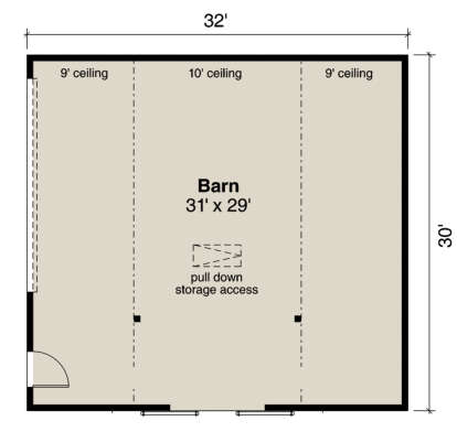 Garage for House Plan #035-00865