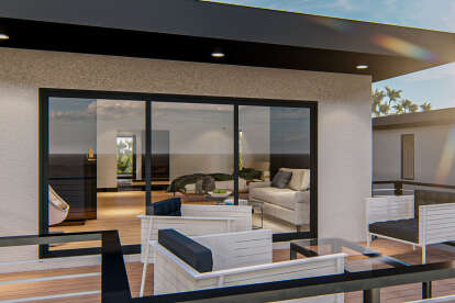 Modern House Plan #963-00422 Elevation Photo