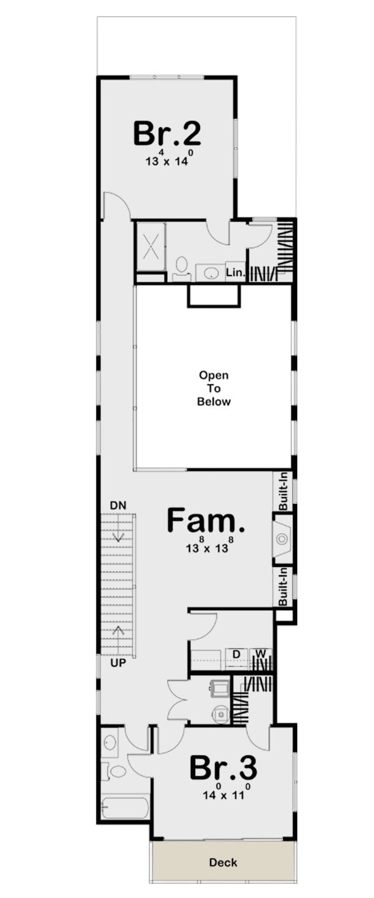 Second Floor for House Plan #963-00422
