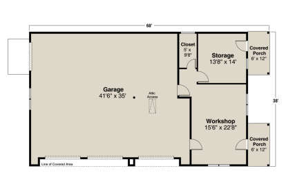 Main Floor for House Plan #035-00867