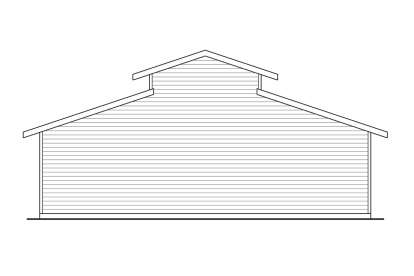 Barn House Plan #035-00869 Elevation Photo