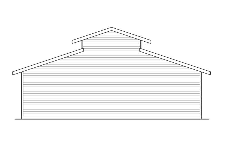 Barn House Plan #035-00869 Elevation Photo