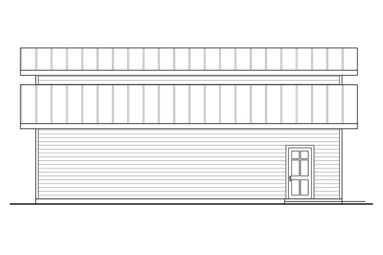 Barn House Plan #035-00869 Elevation Photo