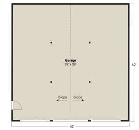 Garage for House Plan #035-00869