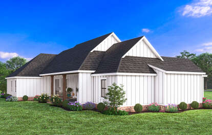 Modern Farmhouse House Plan #4534-00029 Elevation Photo