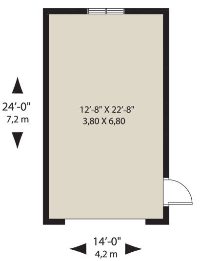 Garage for House Plan #034-01245
