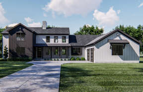 Modern Farmhouse House Plan #963-00423 Elevation Photo