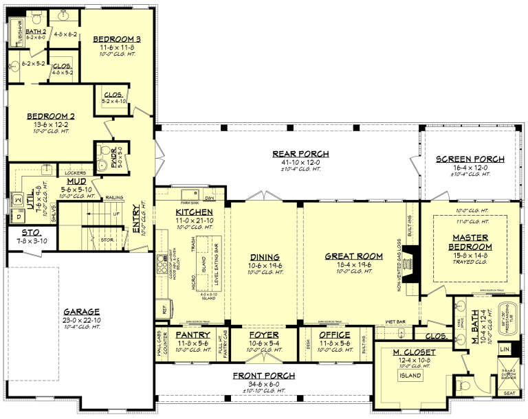 House Plan House Plan #24500 Drawing 1
