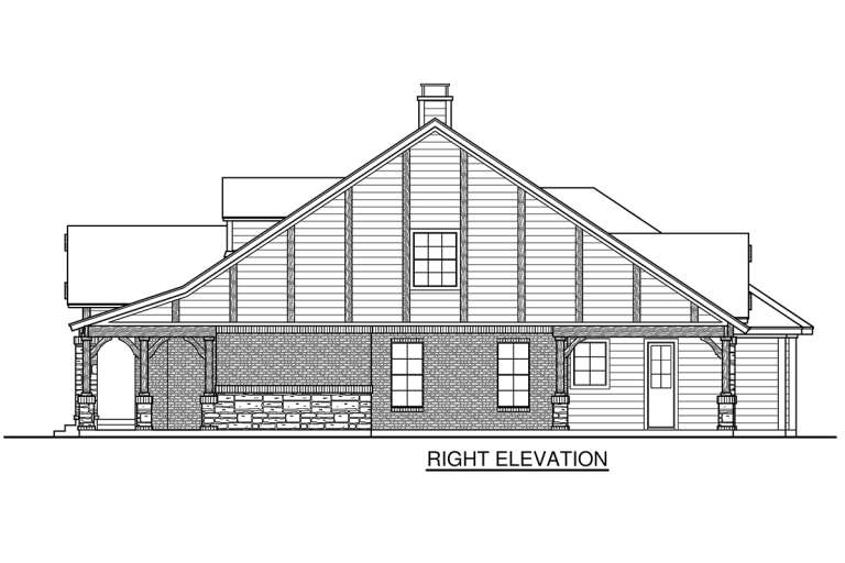 Country House Plan #5445-00371 Elevation Photo