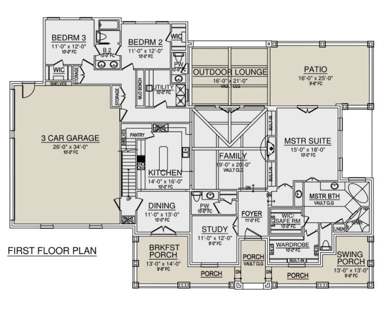 House Plan House Plan #24501 Drawing 1